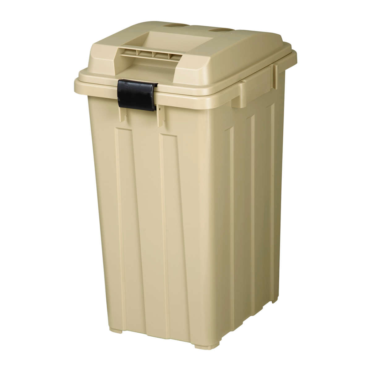ゴミ箱 45L 屋外兼用 連結ハンドルペール ( ごみ箱 45リットル 屋外 屋内 大容量 連結可能 ハンドル 外用 大きい ふた付き シンプル おしゃれ ハンドルペール 分別 収納 玄関 屋外用ゴミ箱 カラス対策 ) 【ベージュ】 ベージュ