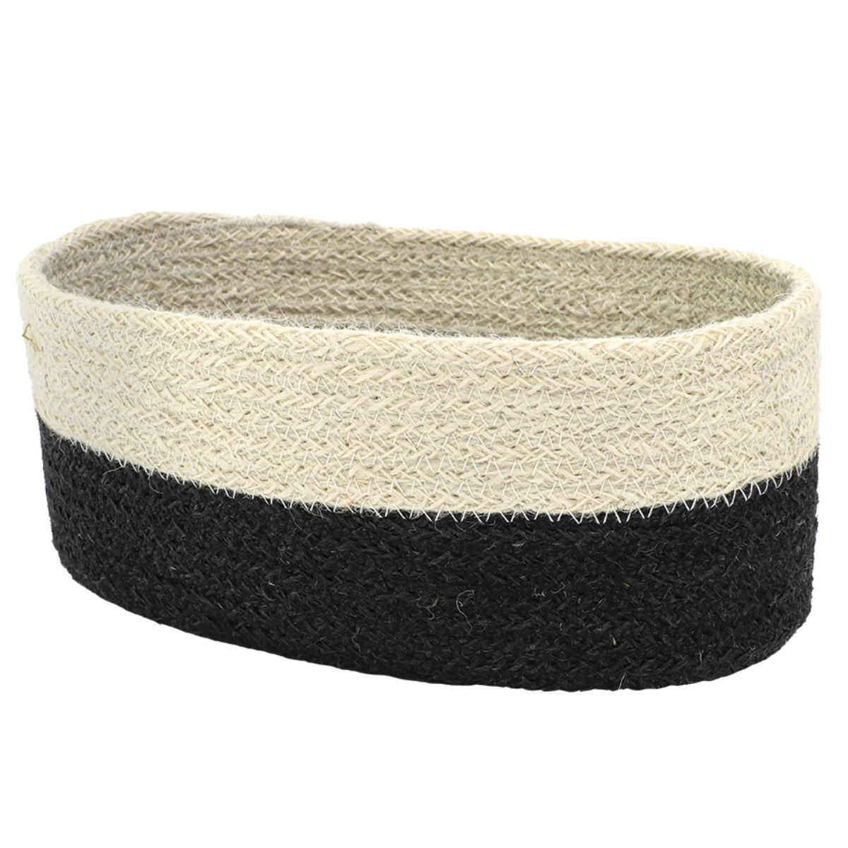 かご オーバルジュートバスケット 小物入れ ( バスケット カゴ 収納 小物収納 ジュート ハンドメイド 籠 小物ケース トレー トレイ 収納バスケット 麻 ナチュラル 手編み 手作り )