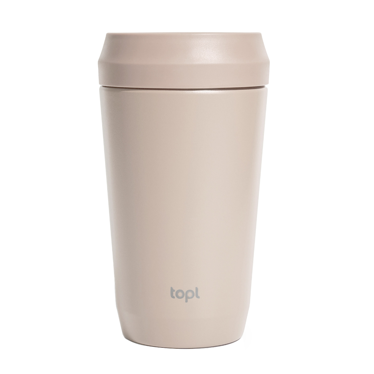 タンブラー TOPL トゥゴータンブラー 350ml ( トップル ステンレスタンブラー 蓋付き 保温 保冷 真空断熱 360度 透明蓋 To Go Tumbler コップ マグカップ コーヒー 蓋付きタンブラー 持ち運び 漏れにくい BPAフリー おしゃれ ) 【Almond】 Almond