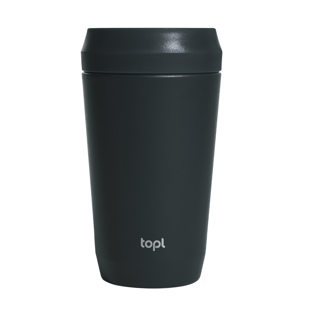 タンブラー TOPL トゥゴータンブラー 350ml ( トップル ステンレスタンブラー 蓋付き 保温 保冷 真空断熱 360度 透明蓋 To Go Tumbler コップ マグカップ コーヒー 蓋付きタンブラー 持ち運び 漏れにくい BPAフリー おしゃれ ) 【Charcoal】 Charcoal