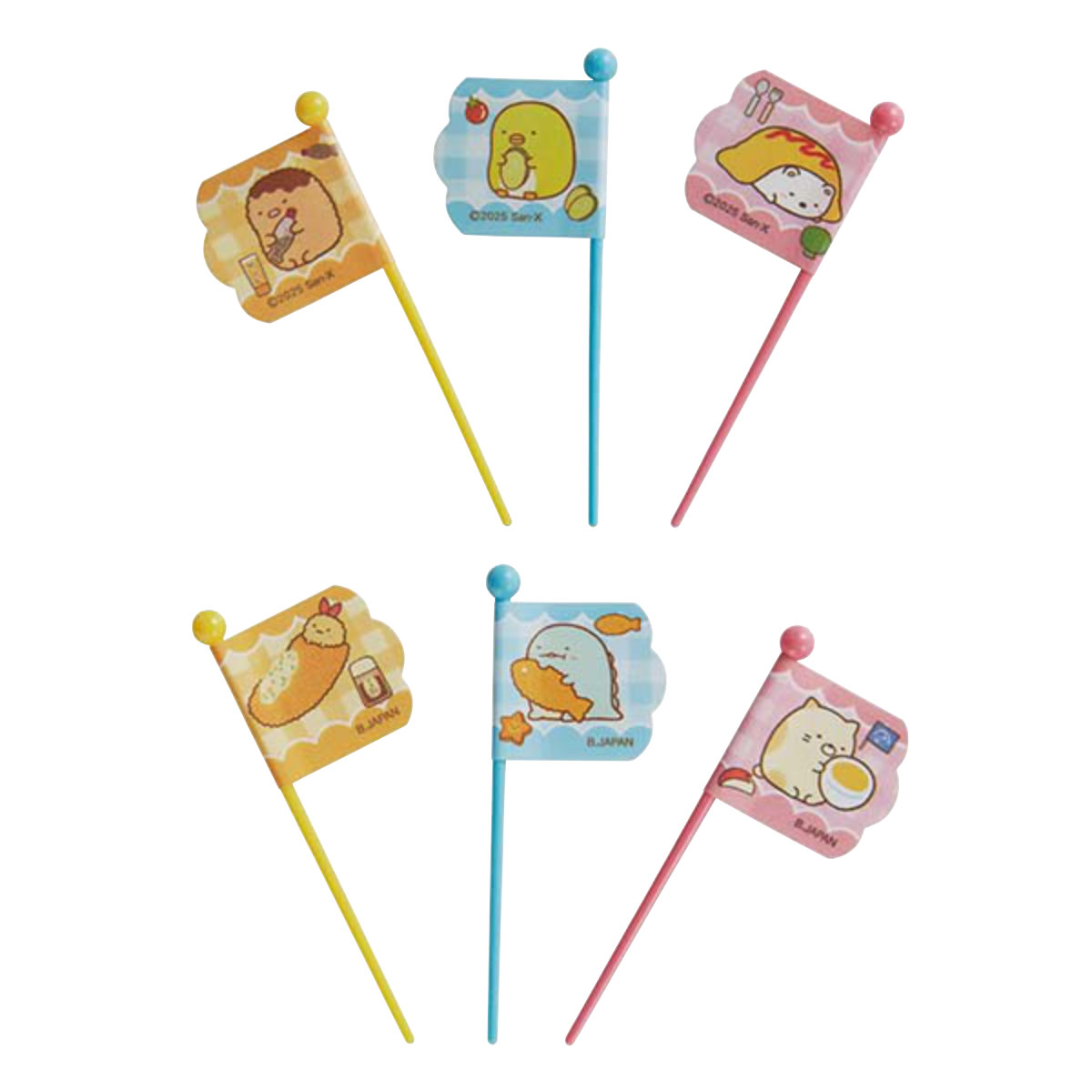 ピック すみっコぐらしピックス 12本入 ( すみっコぐらし おかずピック お弁当ピック 12本 ピンチョス 飾り 彩り 子供 日本製 お弁当 弁当 お弁当用 パーティ キャラクター キッズ 楊枝 ようじ )