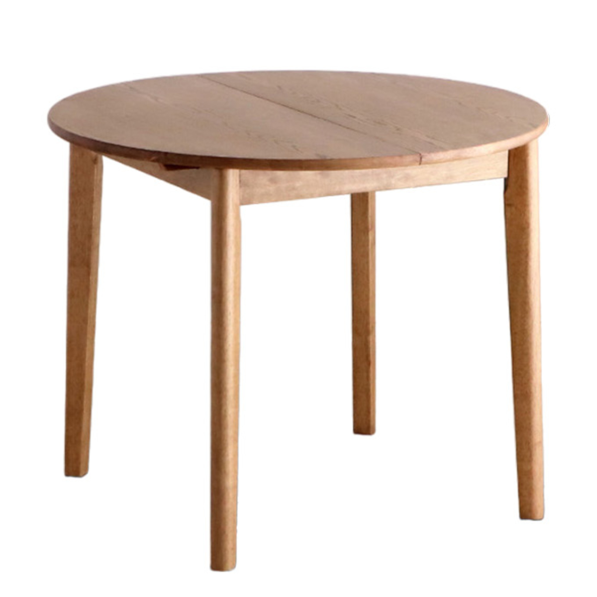 ダイニングテーブル 伸縮式 円型 90cm・120cm アルグ ( テーブル 食卓テーブル 丸 2人用 4人用 机 木製 楕円 円形 伸縮テーブル コンパクト 天然木 天板 伸長 エクステンションテーブル ダイニング 食卓 おしゃれ 省スペース )