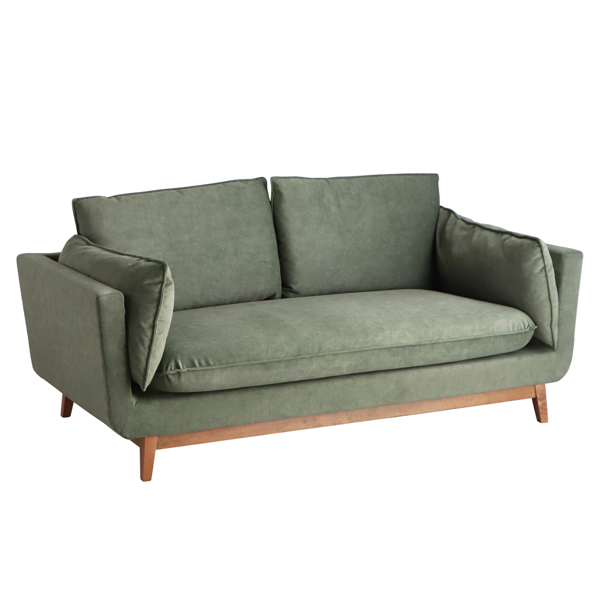 ソファ 幅181.2cm 2.5人掛け ファブリック NCLシリーズ ( リビングソファ sofa 木製 天然木 クッション付き 肘掛け 布 撥水性 ダイニングソファ 柔らかい 肌触り ソファー クッション 取り外し )