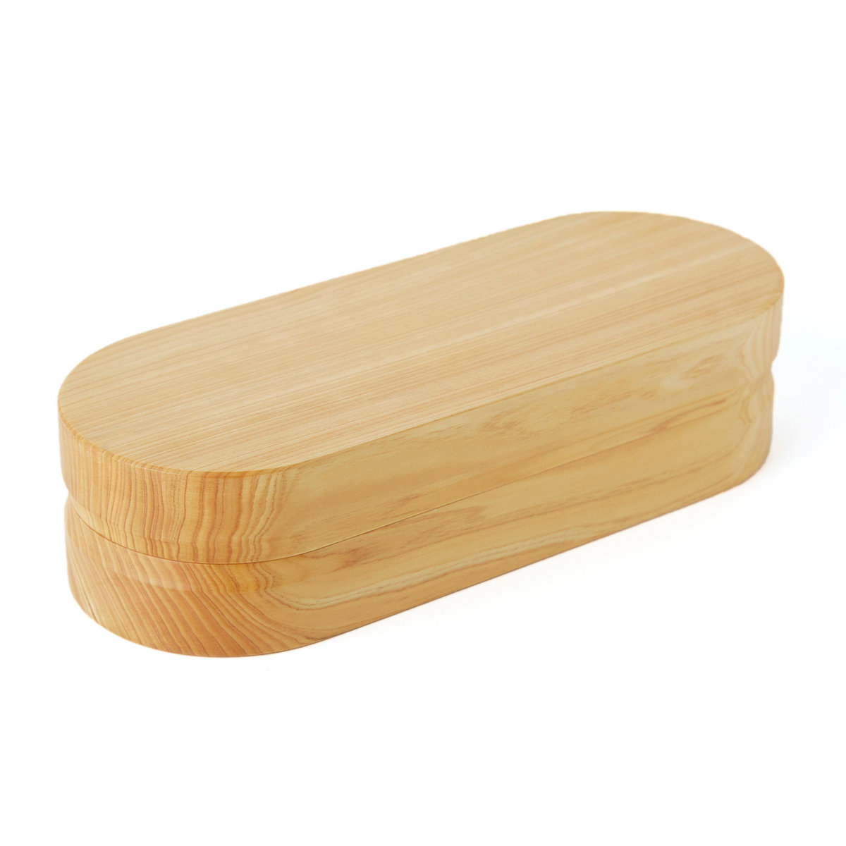 くり抜き弁当箱 1段 720ml 紀州桧弁当箱 type 3 ナチュラル ( 弁当 食洗機対応 天然木 紀州桧 一段 おしゃれ 仕切り付き 日本製 食洗機OK お弁当 木 木製 くりぬき ランチボックス シンプル 和風 お弁当箱 弁当箱 )