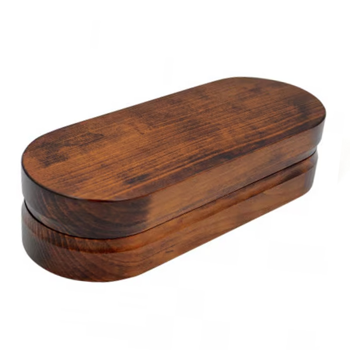 くり抜き弁当箱 1段 720ml 紀州桧弁当箱 type 3 漆塗 ( 弁当 食洗機対応 天然木 紀州桧 一段 おしゃれ 仕切り付き 日本製 食洗機OK お弁当 木 木製 くりぬき ランチボックス シンプル 和風 お弁当箱 弁当箱 )