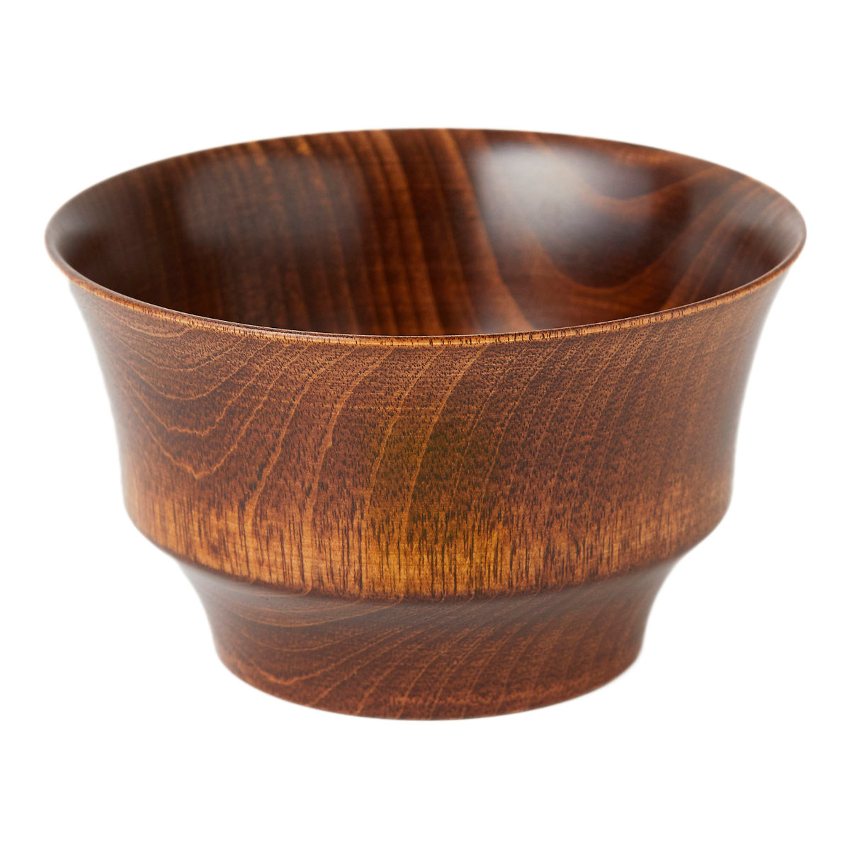 汁椀 B.C. 水目桜 HACHI ( 食洗機対応 320ml 木製 天然木 日本製 茶碗 お椀 スープボウル 食器 和食器 ナチュラル おしゃれ カフェ風 和モダン ) 【ブラウン】 ブラウン