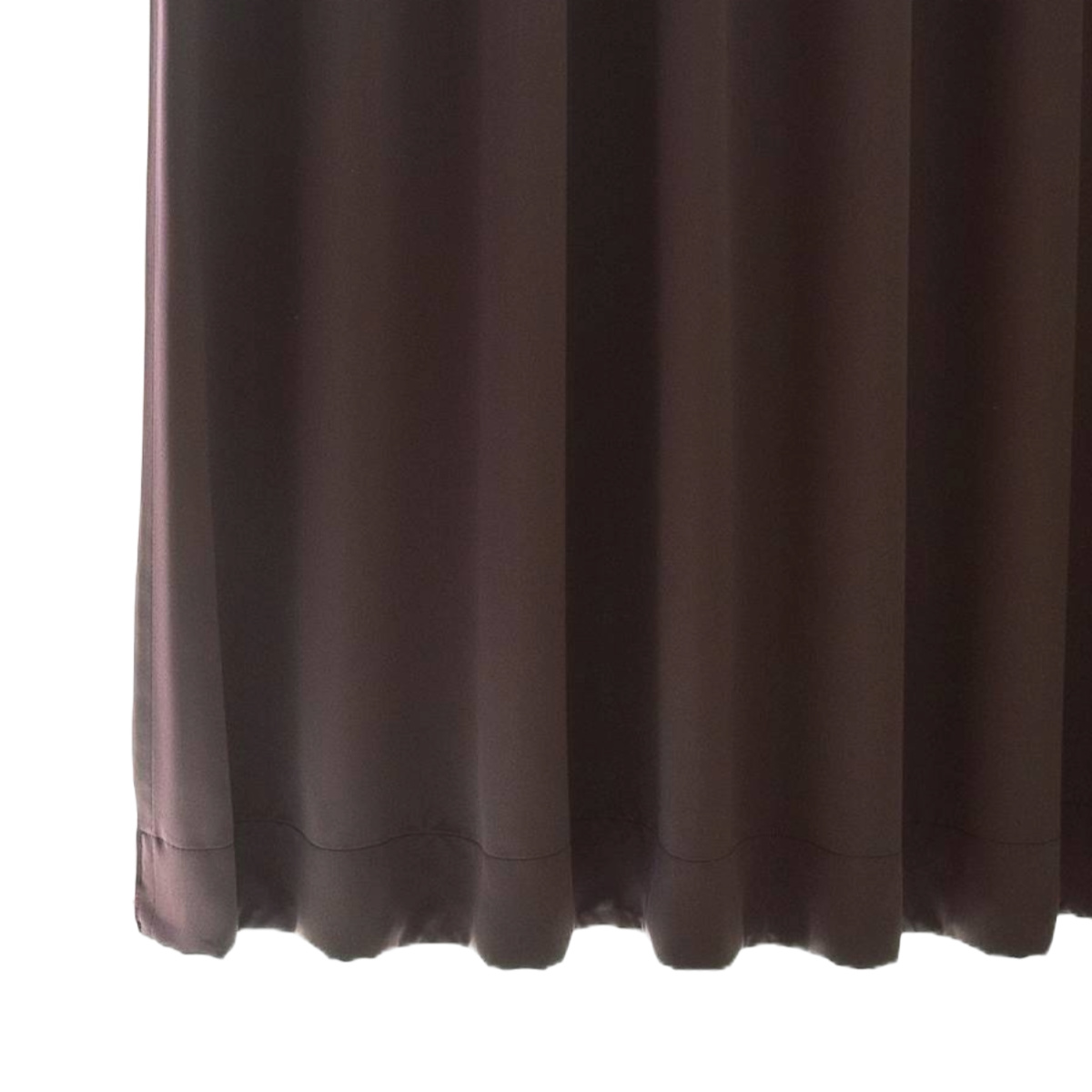 カーテン 幅100cm 2枚 ベルーイ 遮光1級 洗える ドレープカーテン 丈120~210cm ( 遮光カーテン ドレープ 既製品 一級遮光 防炎 ウォッシャブル インテリア 洗濯 可能 無地 1.5倍ヒダ Bフック 窓 日本製 遮光 2枚入り ) 【ビターチョコ 丈135cm】 ビターチョコ 丈135cm