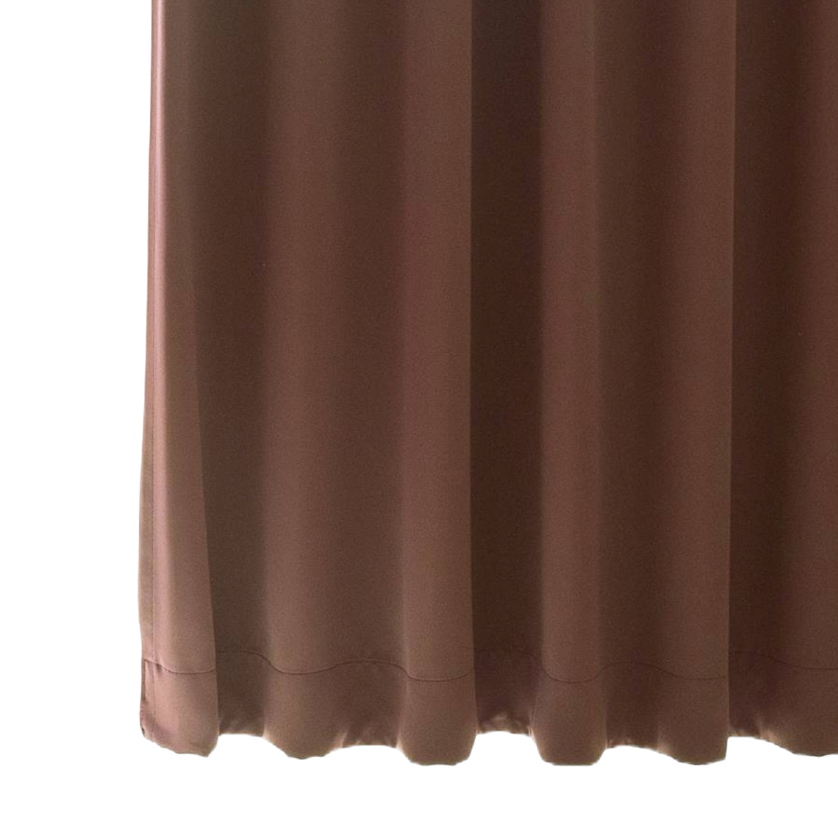 カーテン 幅100cm 2枚 ベルーイ 遮光1級 洗える ドレープカーテン 丈120~210cm ( 遮光カーテン ドレープ 既製品 一級遮光 防炎 ウォッシャブル インテリア 洗濯 可能 無地 1.5倍ヒダ Bフック 窓 日本製 遮光 2枚入り ) 【ブラウン 丈210cm】 ブラウン 丈210cm