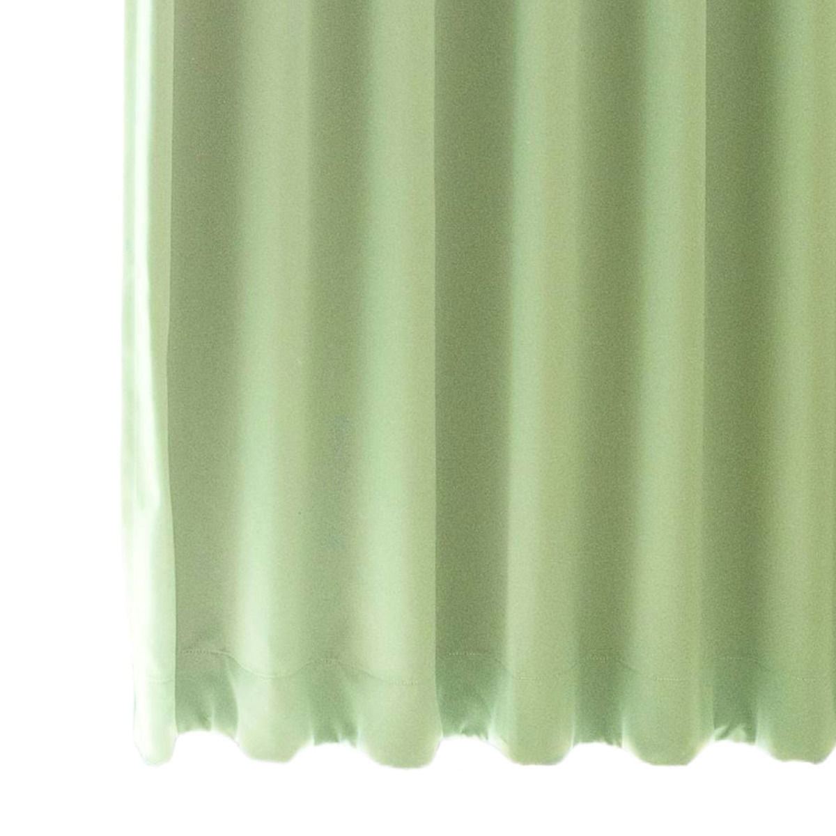 カーテン 幅100cm 2枚 ベルーイ 遮光1級 洗える ドレープカーテン 丈120~210cm ( 遮光カーテン ドレープ 既製品 一級遮光 防炎 ウォッシャブル インテリア 洗濯 可能 無地 1.5倍ヒダ Bフック 窓 日本製 遮光 2枚入り ) 【グリーン 丈178cm】 グリーン 丈178cm