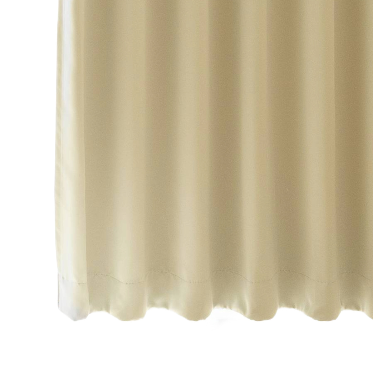 カーテン 幅100cm 2枚 ベルーイ 遮光1級 洗える ドレープカーテン 丈120~210cm ( 遮光カーテン ドレープ 既製品 一級遮光 防炎 ウォッシャブル インテリア 洗濯 可能 無地 1.5倍ヒダ Bフック 窓 日本製 遮光 2枚入り ) 【ミルクティー 丈200cm】 ミルクティー 丈200cm