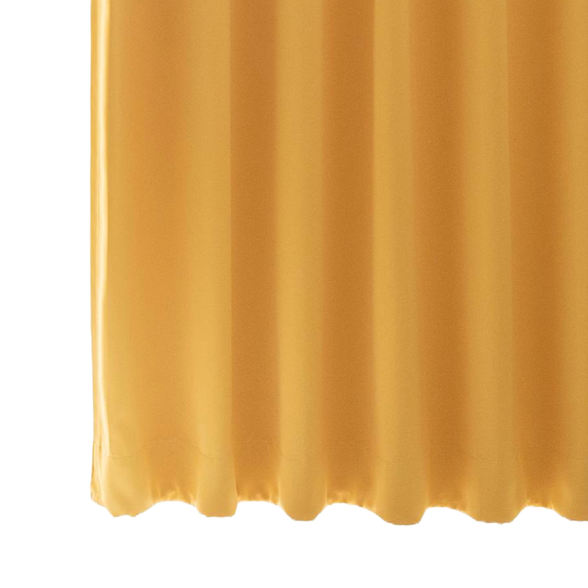 カーテン 幅100cm 2枚 ベルーイ 遮光1級 洗える ドレープカーテン 丈120~210cm ( 遮光カーテン ドレープ 既製品 一級遮光 防炎 ウォッシャブル インテリア 洗濯 可能 無地 1.5倍ヒダ Bフック 窓 日本製 遮光 2枚入り ) 【イエロー 丈135cm】 イエロー 丈135cm