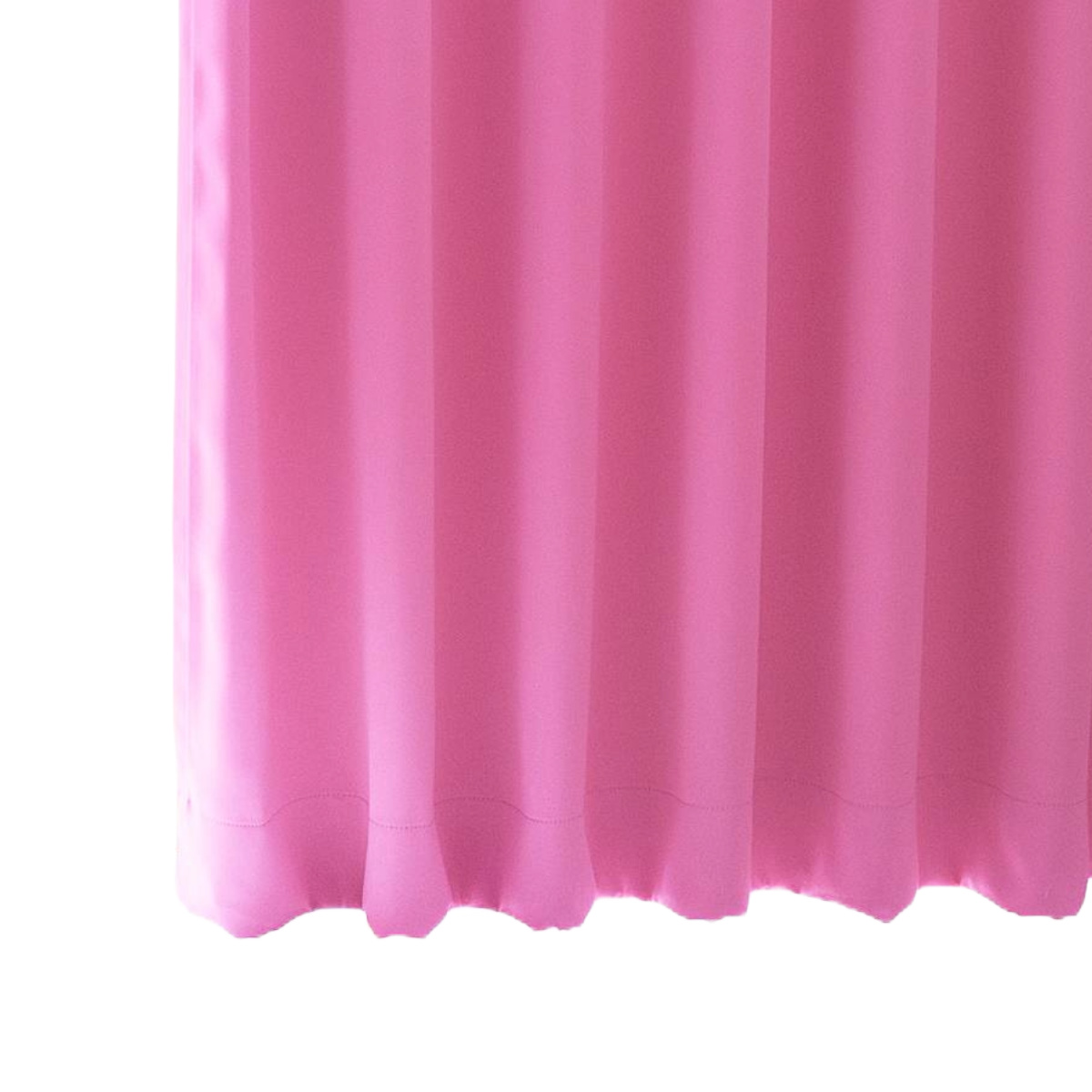 カーテン 幅150cm 1枚 ベルーイ 遮光1級 洗える ドレープカーテン 丈135~210cm ( 遮光カーテン ドレープ 既製品 一級遮光 防炎 ウォッシャブル インテリア 洗濯 可能 無地 1.5倍ヒダ Bフック 窓 日本製 遮光 2枚入り ) 【ピンク 丈135cm】 ピンク 丈135cm