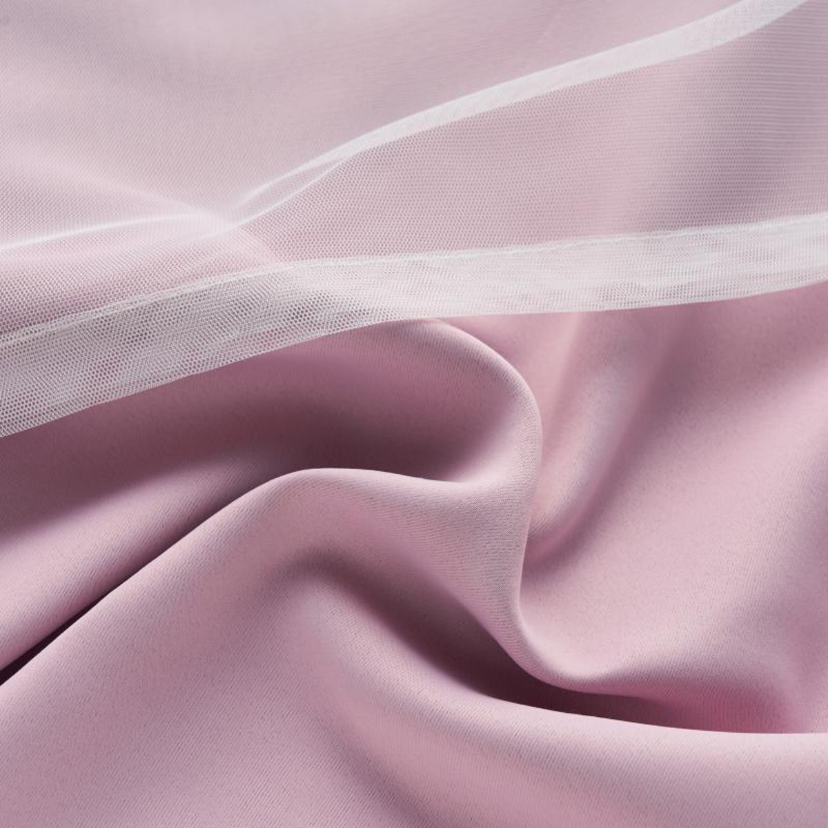 カーテン 遮光 2級 2枚組 幅100cm×丈110cm レイヤードカーテン くすみカラー 姫系 ( ドレープ 既製品 洗えるカーテン 2枚 レース ウォッシャブル インテリア レイヤード 2倍ヒダ 洗濯できる 洗える 既成 2級遮光 腰高窓 腰窓 ) 【ローズ】 ローズ