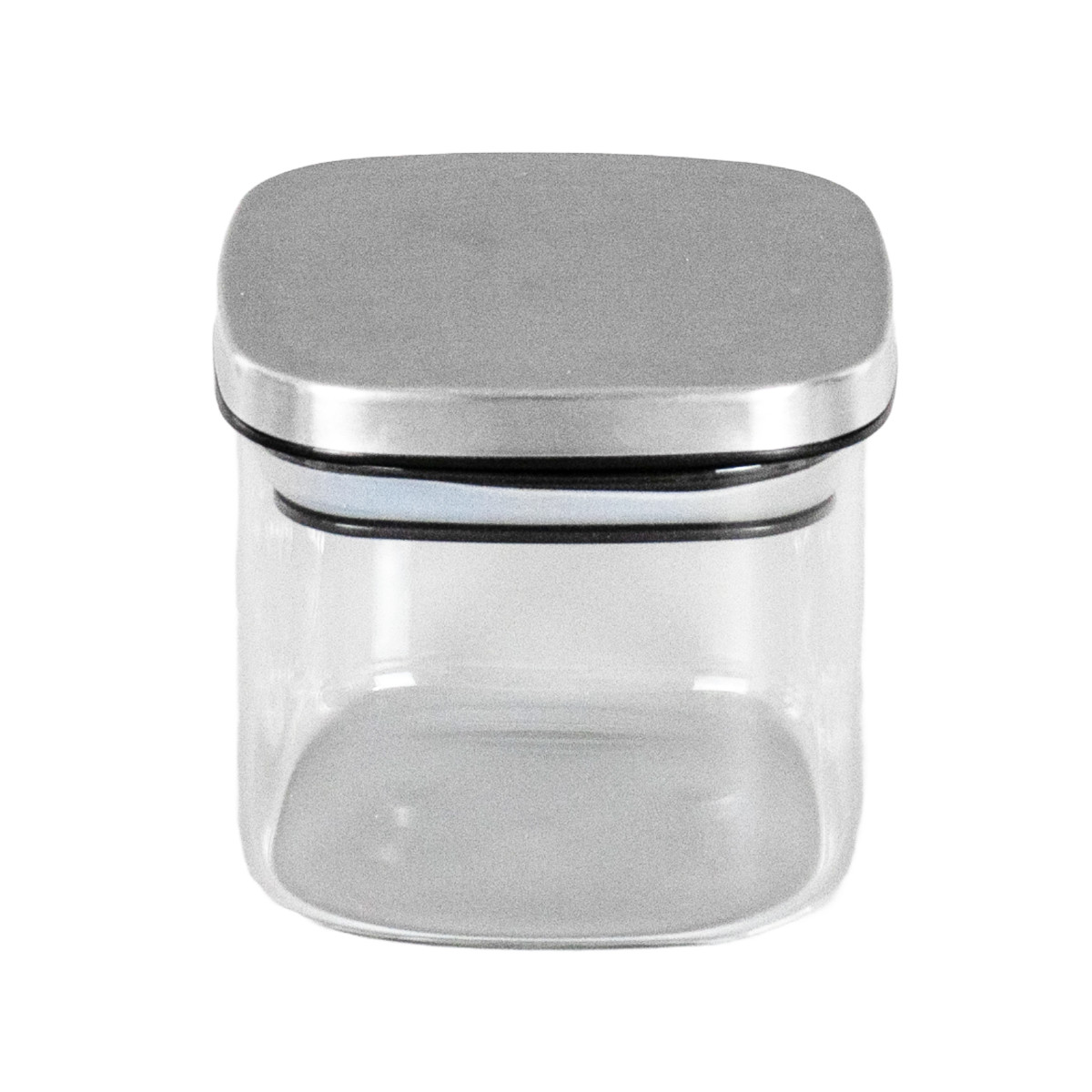 保存容器 キッチンアシスト 角型 ガラス キャニスター 600ml ( ガラス保存容器 調味料容器 密閉 ガラス製 パッキン おしゃれ 密閉容器 保存ビン 食品保存 乾物 四角 ガラス容器 キッチン用品 透明 )