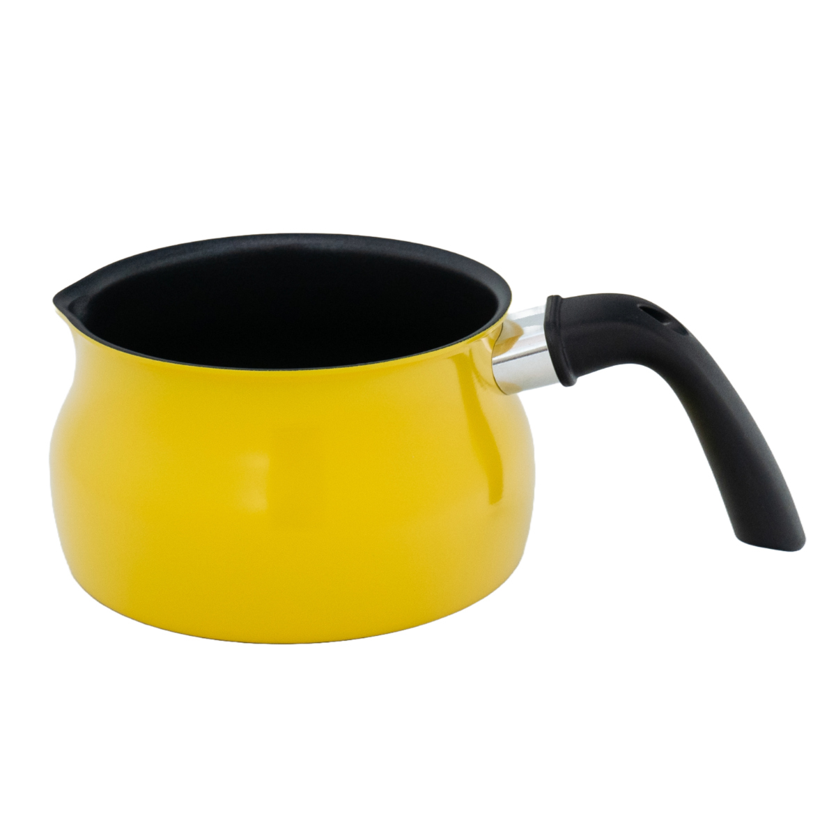 マルチポット 1.4L IH対応 ToMay ミニマルチポット ( ガス火対応 アルミ 鍋 小鍋 ミルクパン 片手鍋 ポット 天ぷら鍋 揚げ鍋 ソースパン アルミ鍋 なべ 小さい 注ぎ口付き 湯沸かし 1.4L 万能 マルチ フッ素樹脂加工 お弁当作り ) 【イエロー】 イエロー