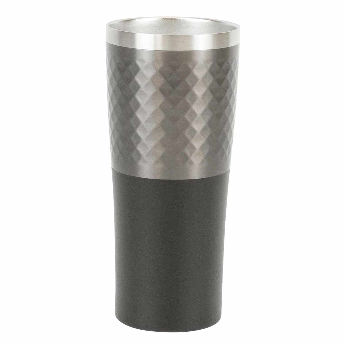 タンブラー 430ml フォルテック ステンレスカラータンブラー ( ステンレス 保温 保冷 真空断熱構造 ステンレスタンブラー ビアタンブラー 高級感 シンプル 丈夫 スマート設計 お酒 ビール 熱燗 焼酎 チューハイ ハイボール ) 【グレー】 グレー