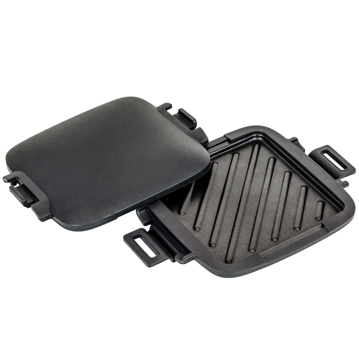 ホットサンドメーカー レンジ用 パリージュ レンジサンドメーカー 電子レンジ調理器 ( 電子レンジ専用 ホットサンド 両面焼き 安心調理 ホットサンド調理 焼き目 フッ素加工 パン 焼ける レンジ キッチン レシピ付き )