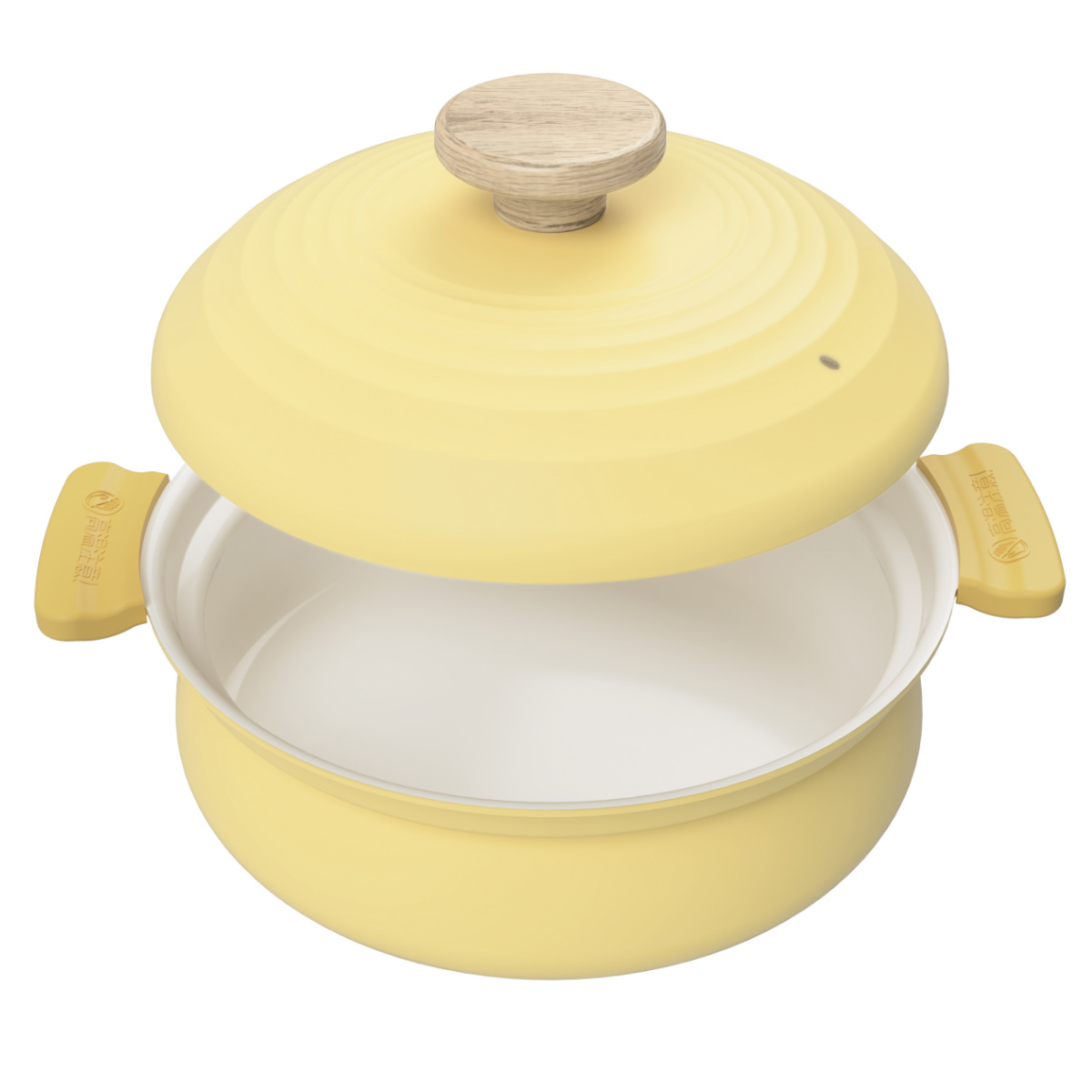 卓上鍋 20cm IH対応 軽いセラミック ( ガス火対応 電子レンジ可 オーブン可 軽量 軽い アルミ製 2人用 3人用 IH鍋 直火鍋 両手鍋 季節鍋 1人鍋 家族 )