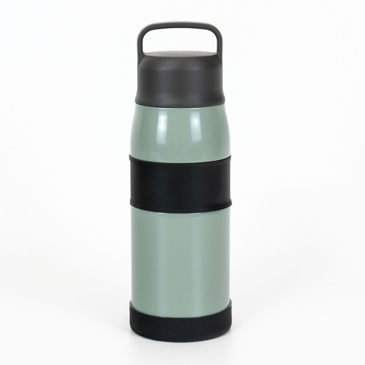 水筒 800ml フォルテック ハンドル付スクリュー栓サースティマグボトル ( 直飲み ハンドル ステンレスボトル 真空断熱構造 魔法瓶 ハンドル付き 直のみ マグ ボトル マグボトル ダイレクトボトル マイボトル 大人 子供 ) 【グリーン】 グリーン