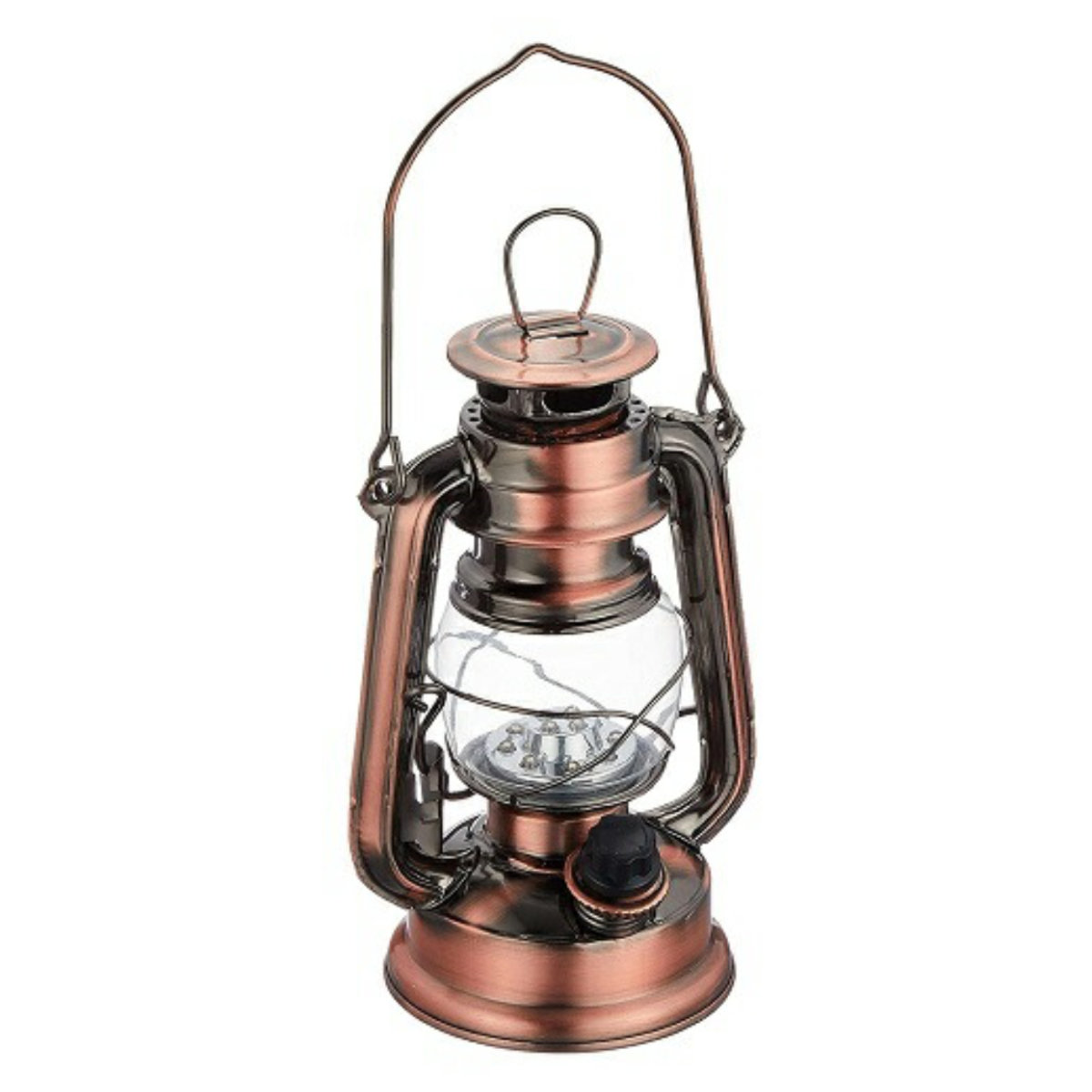 LEDランタン アンティーク ミニ ( ランタン 調光 アウトドア 電池タイプ 吊り下げ インテリア LED レトロ 明るさ調整 小さめ ダイニング 寝室 キャンプ レジャー 災害対策 防災グッズ )