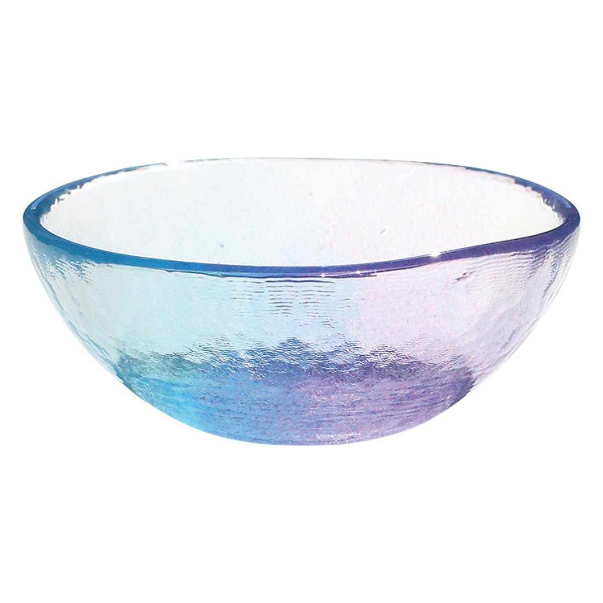 ボウル 空のいろどり ( ガラス 日本製 皿 器 お皿 プレート 小鉢 11.5cm おしゃれ かわいい スイーツ サラダ スープ 鉢 中鉢 きれい 空 ガラス製 ) 【朝焼け】 朝焼け