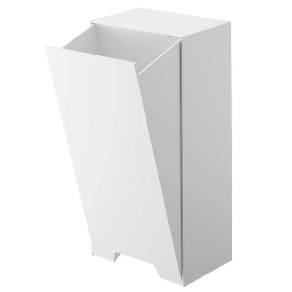 山崎実業 tower ツーウェイレジ袋ストッカー タワー ( 4903208054379 タワーシリーズ マグネット 5437 5438 レジ袋 収納 ストッカー レジ袋ストッカー レジ袋収納 レジ袋ホルダー ポリ袋 ビニール袋 ) 【ホワイト】 ホワイト