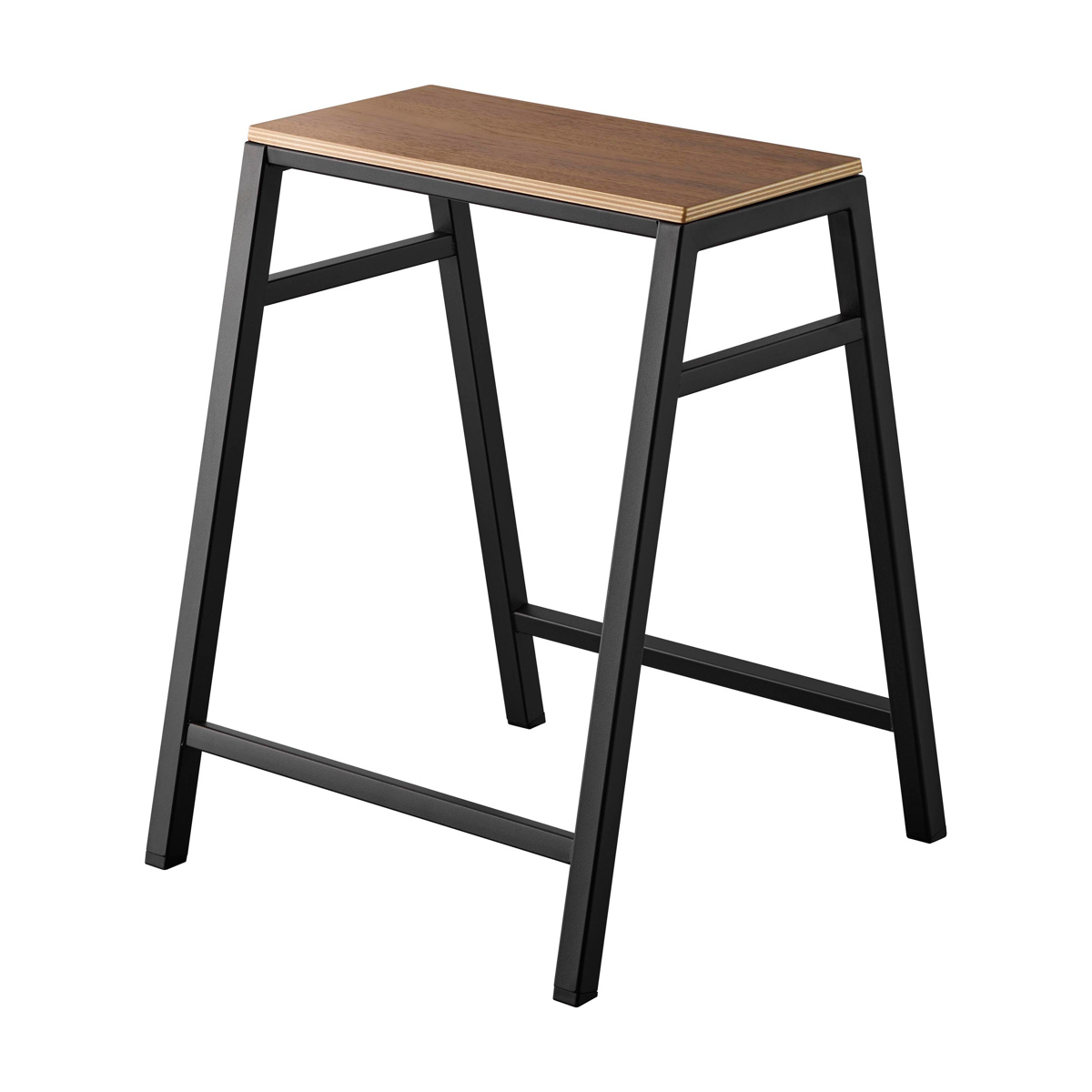 山崎実業 tower スツール タワー H45 ( 4903208014694 タワーシリーズ イス 椅子 腰掛け いす ディスプレイ 木目 省スペース サイドテーブル チェア 腰かけ 簡易テーブル ディスプレイラック サブチェア ) 【ブラック】 ブラック