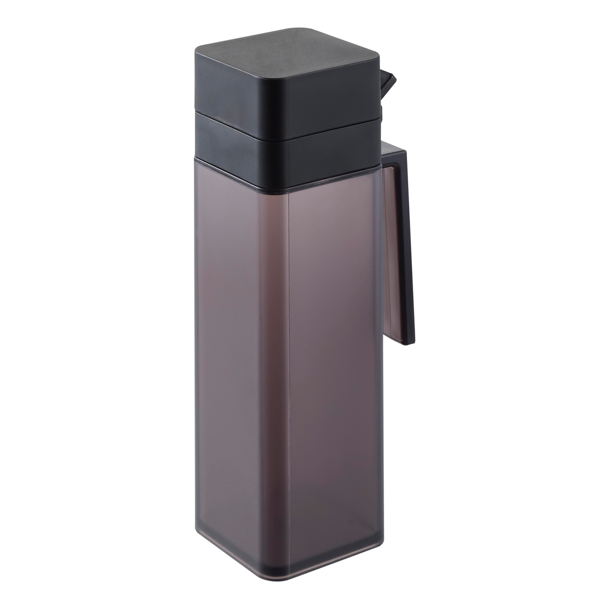 山崎実業 tower 蓋付き調味料ボトル タワー ( 4903208015172 タワーシリーズ 調味料ボトル 蓋付き 詰め替えボトル ボトル オイルボトル オイルポット 詰め替え 詰め替え用 容器 調味料容器 ) 【ブラック】 ブラック