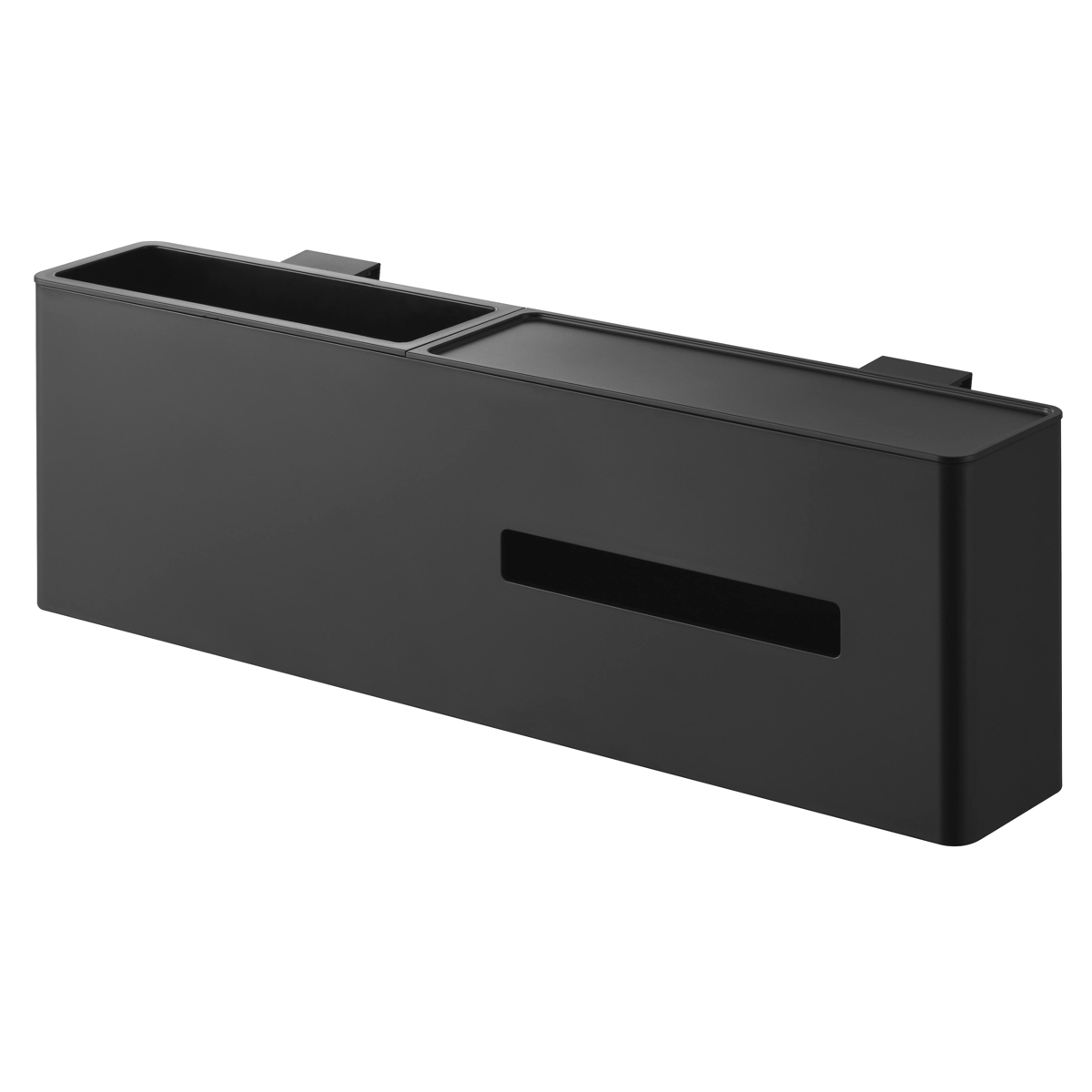 山崎実業 tower 引っ掛けティッシュケース&ダストボックス タワー ( 4903208014588 タワーシリーズ 引っ掛け ティッシュケース&ダストボックス ティッシュケース ダストボックス ティッシュペーパー ) 【ブラック】 ブラック