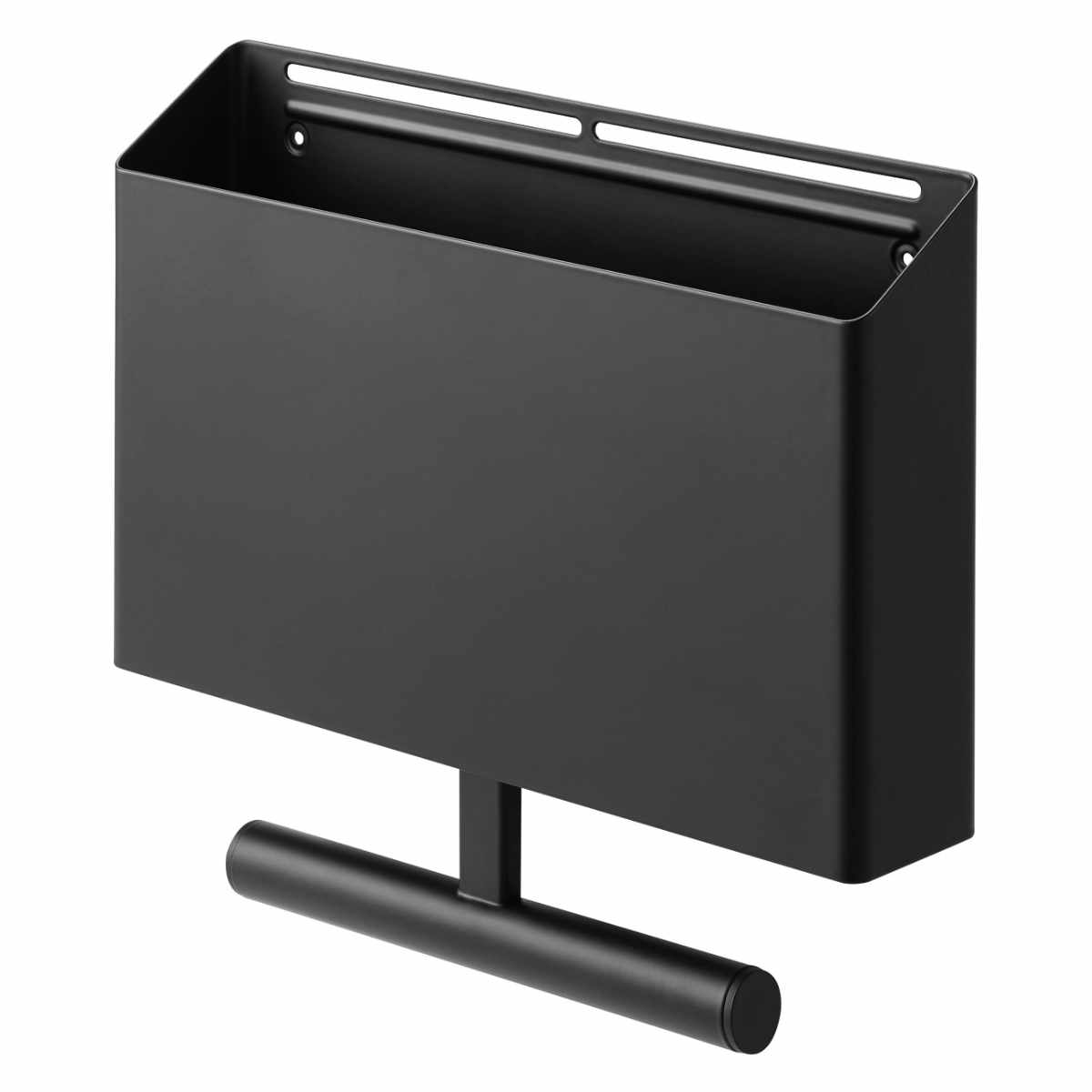 山崎実業 tower ウォールファイルボックス&ランドセルハンガー タワー 石こうボード壁対応 ( 4903208018654 タワーシリーズ ランドセルハンガー 石こうボード壁 ランドセル 収納 コンパクト ランドセル収納 ファイルボックス ) 【ブラック】 ブラック