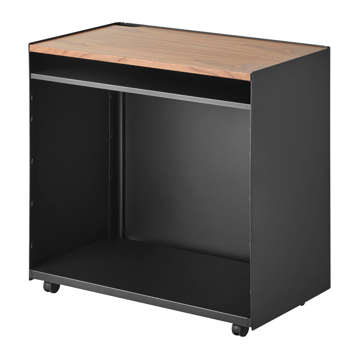 山崎実業 tower 隠せるテレワークワゴン タワー ( 4903208014243 タワーシリーズ テレワークワゴン ワゴン 隠せるワゴン テレワーク キャスター付きワゴン キャスター付き 隠す収納 収納 コンパクト ) 【ブラック】 ブラック