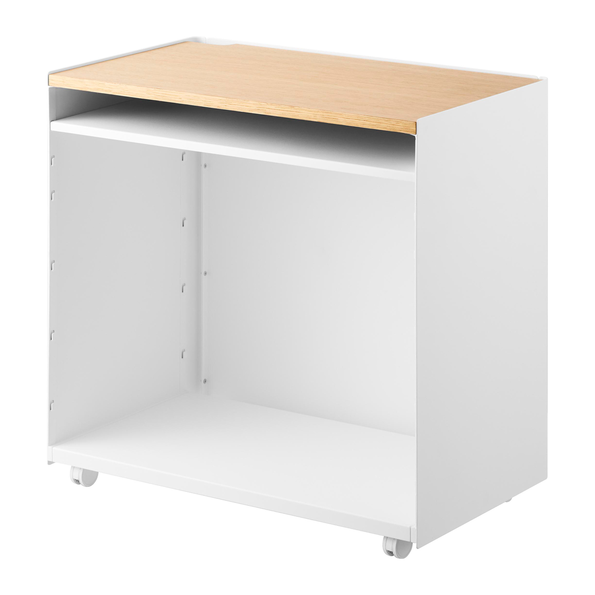 山崎実業 tower 隠せるテレワークワゴン タワー ( 4903208014243 タワーシリーズ テレワークワゴン ワゴン 隠せるワゴン テレワーク キャスター付きワゴン キャスター付き 隠す収納 収納 コンパクト ) 【ホワイト】 ホワイト