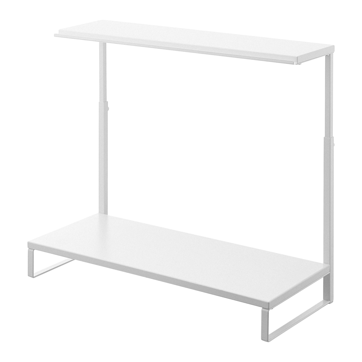 山崎実業 tower モニター上下ラック タワー 2段 ( 4903208013024 タワーシリーズ モニターラック モニター上下 ラック モニタースタンド モニター ディスプレイ ディスプレイラック パソコン台 モニター台 ) 【ホワイト】 ホワイト