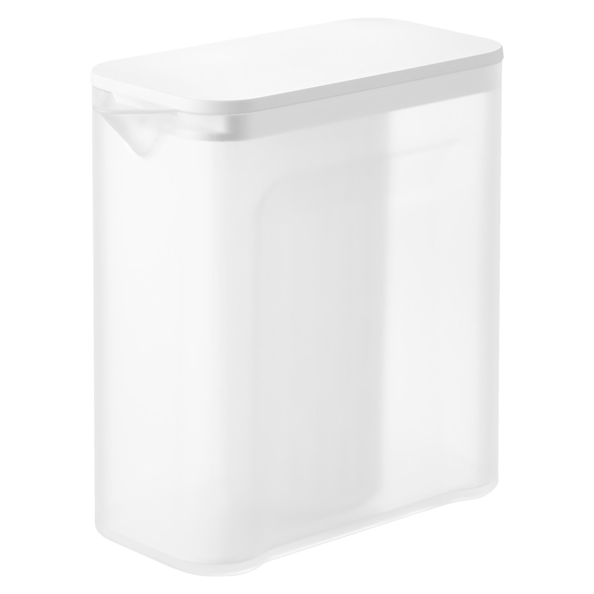 山崎実業 tower 棚に入れられる冷水筒 タワー 1L ( 4903208016902 タワーシリーズ 冷水筒 食洗機対応 1リットル ピッチャー 水差し 水さし 麦茶ポット 冷水ポット メッシュフィルター付き パッキンレス ) 【ホワイト】 ホワイト