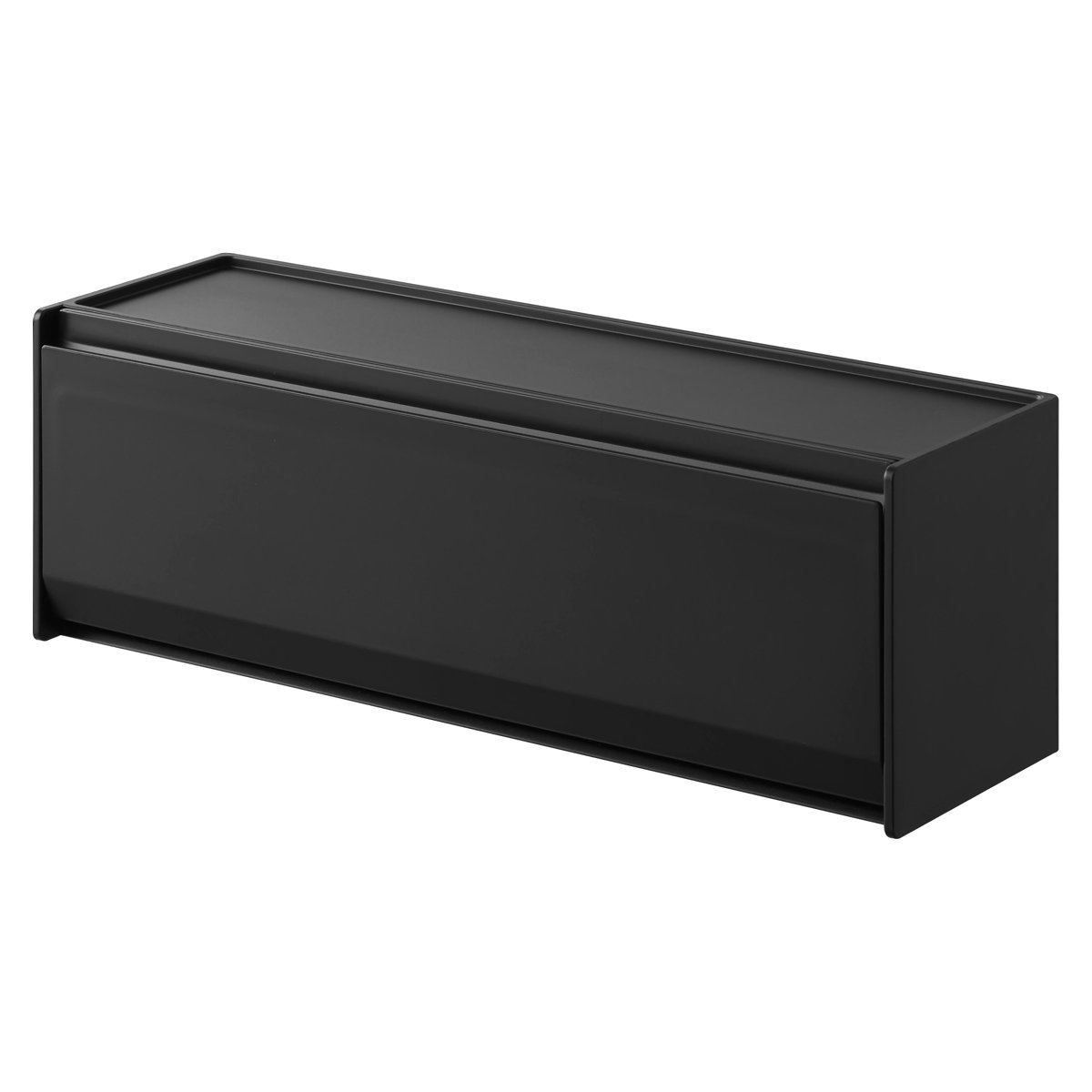 山崎実業 tower マグネットカトラリーケース タワー ( 4903208084628 タワーシリーズ カトラリーケース 磁石 マグネット 浮かせる収納 浮かせて収納 フラップ式 カトラリー収納 箸入れ 食卓 卓上 ) 【ブラック】 ブラック