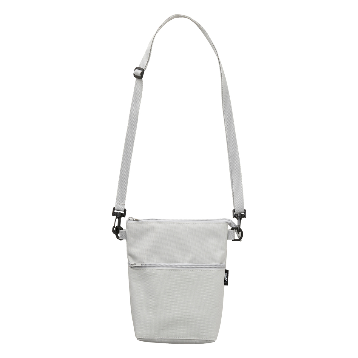 山崎実業 tower コンビニちょい買い保冷&保温バッグ タワー ( 4903208101653 タワーシリーズ 保冷&保温バッグ ミニバッグ 保冷バッグ 保温バッグ 保冷かばん 保温かばん ショルダーバッグ コンパクト ) 【ライトグレー】 ライトグレー