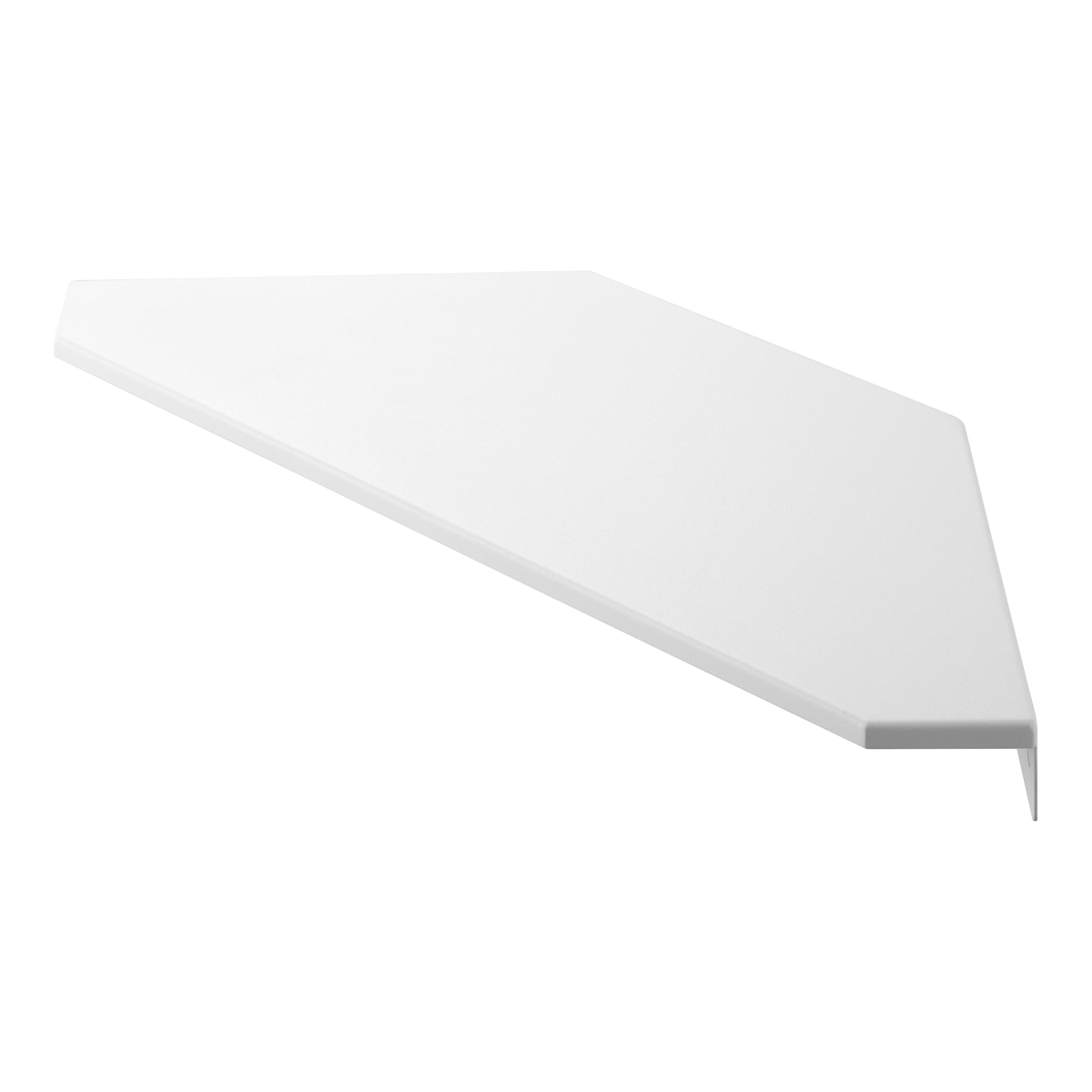 山崎実業 smart ウォールコーナーサーキュレーターラック スマート 石こうボード壁対応 ( 4903208101455 スマートシリーズ コーナーシェルフ 石こうボード壁 サーキュレーターラック シェルフ ピン 角 ウォールシェルフ 壁掛け ) 【ホワイト】 ホワイト