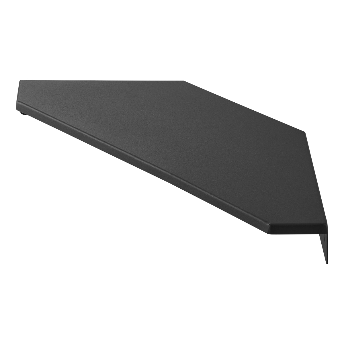 山崎実業 smart ウォールコーナーサーキュレーターラック スマート S 石こうボード壁対応 ( 4903208101479 スマートシリーズ コーナーシェルフ 石こうボード壁 サーキュレーターラック シェルフ ピン 角 ウォールシェルフ 壁掛け ) 【ブラック】 ブラック