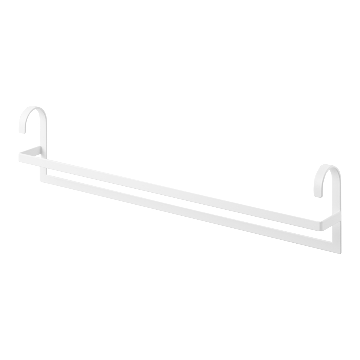 山崎実業 smart 収納力アップ2段衣類ハンガー スマート W60 ( 4903208100076 スマートシリーズ 収納力アップ 2段衣類ハンガー 幅60 収納 衣類ハンガー ハンガーラック コート収納 段違い コート掛け ) 【ホワイト】 ホワイト