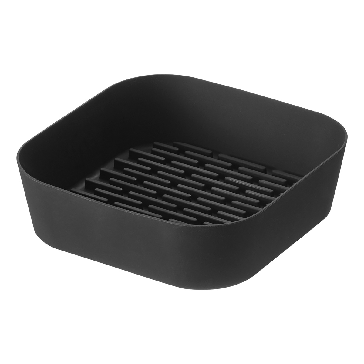 山崎実業 tower ノンフライヤーライナー タワー 21cm ( 4903208101615 タワーシリーズ ノンフライヤー ライナー 食洗機対応 シリコーン製 電子レンジOK 焦げ付き防止 ノンフライヤー用 シリコンライナー ) 【ブラック】 ブラック