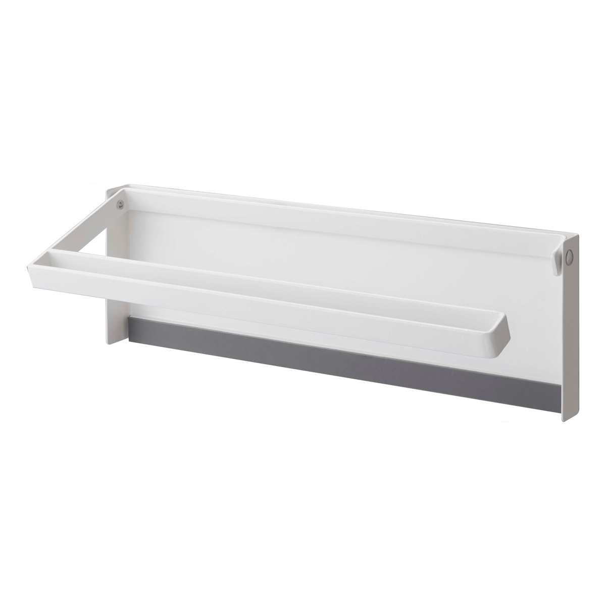 山崎実業 Plate 片手でカットマグネットキッチンペーパーホルダー プレート ( 4903208049436 プレートシリーズ マグネットキッチンペーパーホルダー 片手でカット 磁石 冷蔵庫 収納 マグネット 壁面収納 キッチンペーパーホルダー )