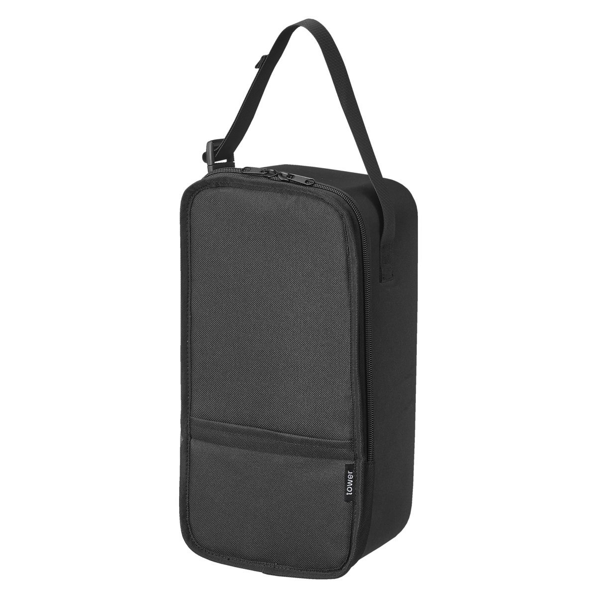 山崎実業 tower スチームアイロン収納ケース タワー ( 4903208101370 タワーシリーズ アイロン収納ケース スチームアイロン 収納ケース アイロン収納 アイロンケース アイロン 収納 アイロン小物 ケース ) 【ブラック】 ブラック