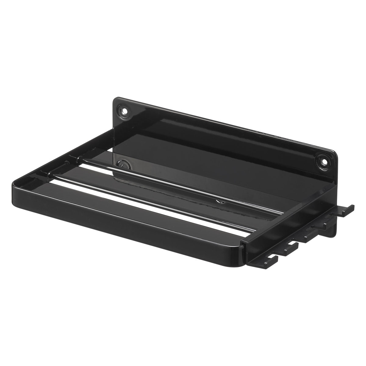 山崎実業 tower ウォールオーラルケア洗浄器収納ラック タワー 石こうボード壁対応 ( 4903208102216 タワーシリーズ オーラルケア洗浄器 収納ラック 石こうボード壁 オーラルケア洗浄器収納 ラック ) 【ブラック】 ブラック