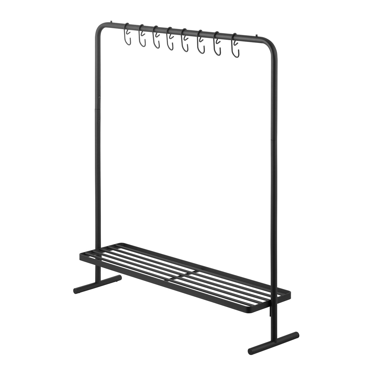 山崎実業 tower バッグ収納ラック タワー ( 4903208101578 タワーシリーズ バッグ収納 ラック 収納ラック バッグ カバン かばん 吊るす 吊り下げ ハンガーラック 鞄 スリム コンパクト ) 【ブラック】 ブラック