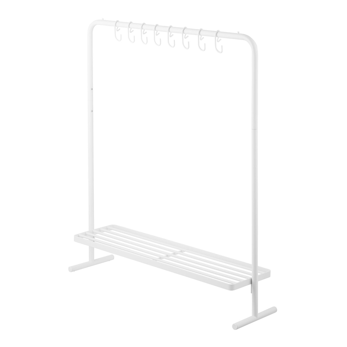 山崎実業 tower バッグ収納ラック タワー ( 4903208101578 タワーシリーズ バッグ収納 ラック 収納ラック バッグ カバン かばん 吊るす 吊り下げ ハンガーラック 鞄 スリム コンパクト ) 【ホワイト】 ホワイト