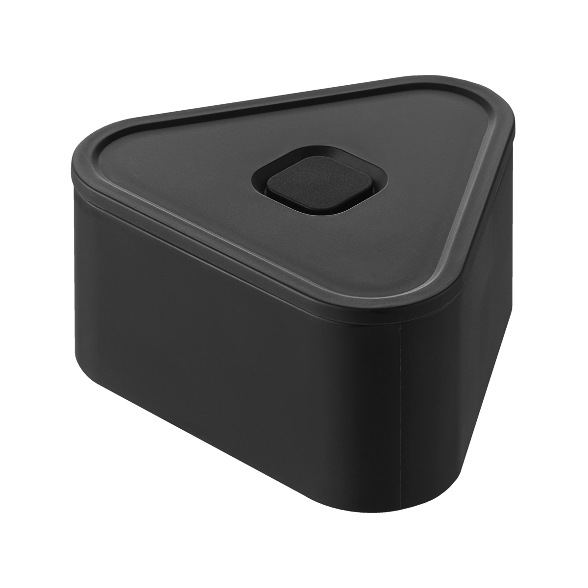 山崎実業 tower バルブ付き密閉おにぎりケース タワー ( 4903208104647 タワーシリーズ おにぎりケース 電子レンジ対応 食洗機対応 冷凍庫対応 バルブ付き 密閉 おにぎり ケース 三角おにぎり お弁当 弁当 ) 【ブラック】 ブラック