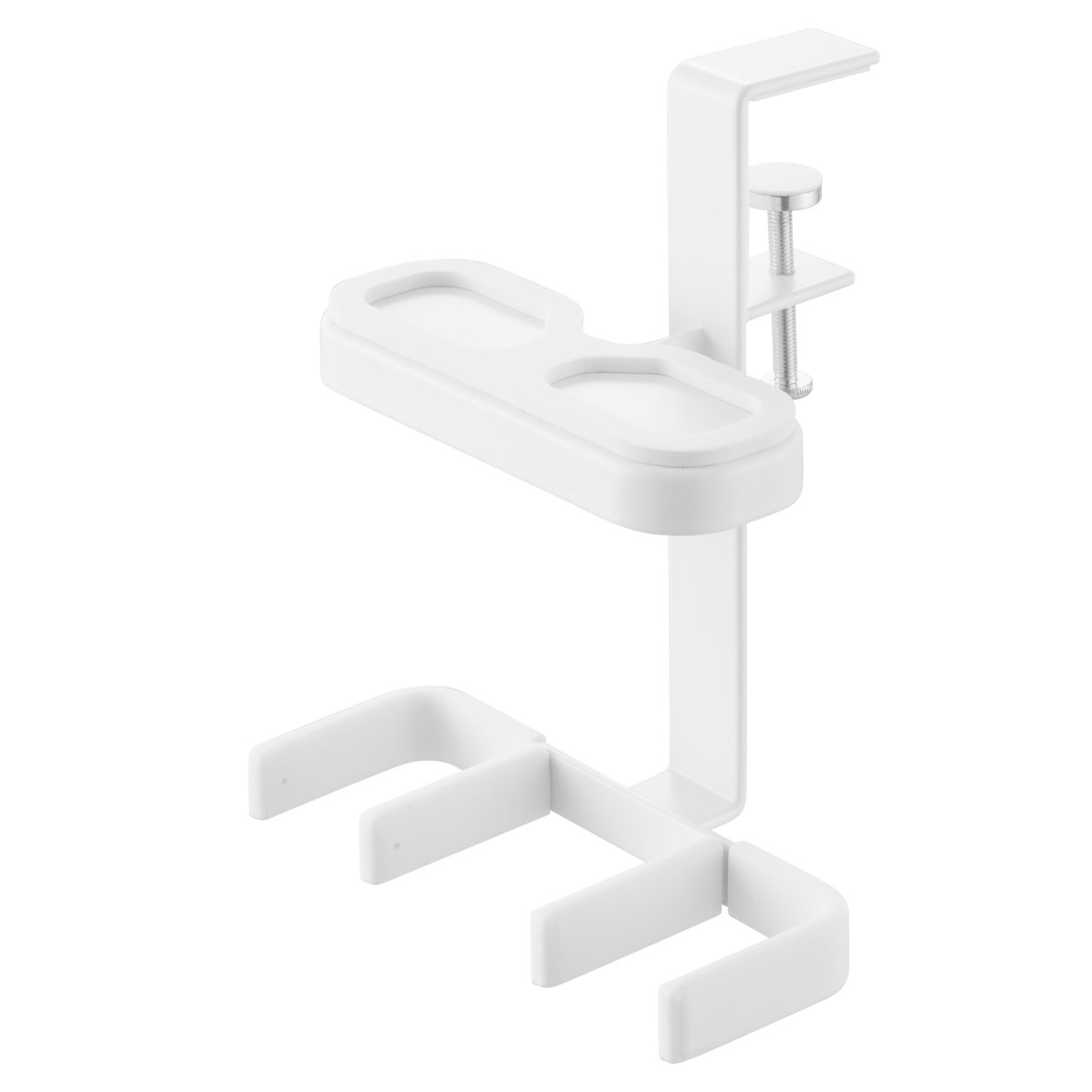 山崎実業 smart デスク横VRゴーグル&コントローラー収納ラック スマート ( 4903208104722 スマートシリーズ VRゴーグル コントローラー 収納ラック デスク横 VR ゴーグル コントローラー収納 ラック ゲーム VR ) 【ホワイト】 ホワイト