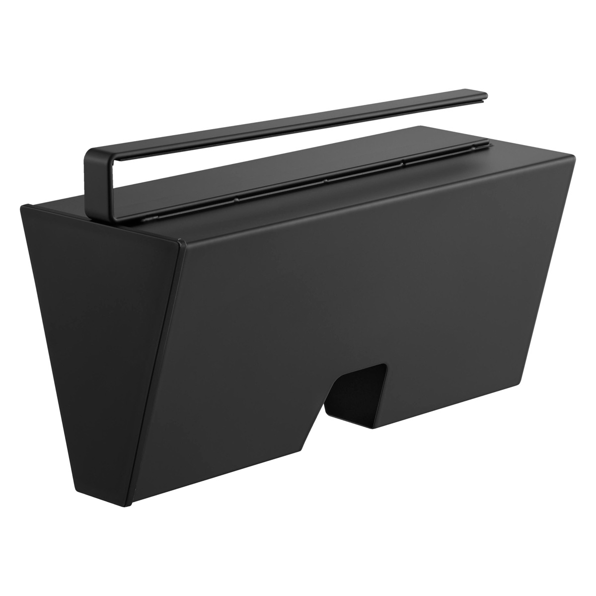 山崎実業 tower 戸棚下プラスチックバッグケース タワー ( 4903208102520 タワーシリーズ プラスチックバッグケース 収納ケース 収納 戸棚下 プラスチック バッグケース アイラップ アイラップケース ) 【ブラック】 ブラック