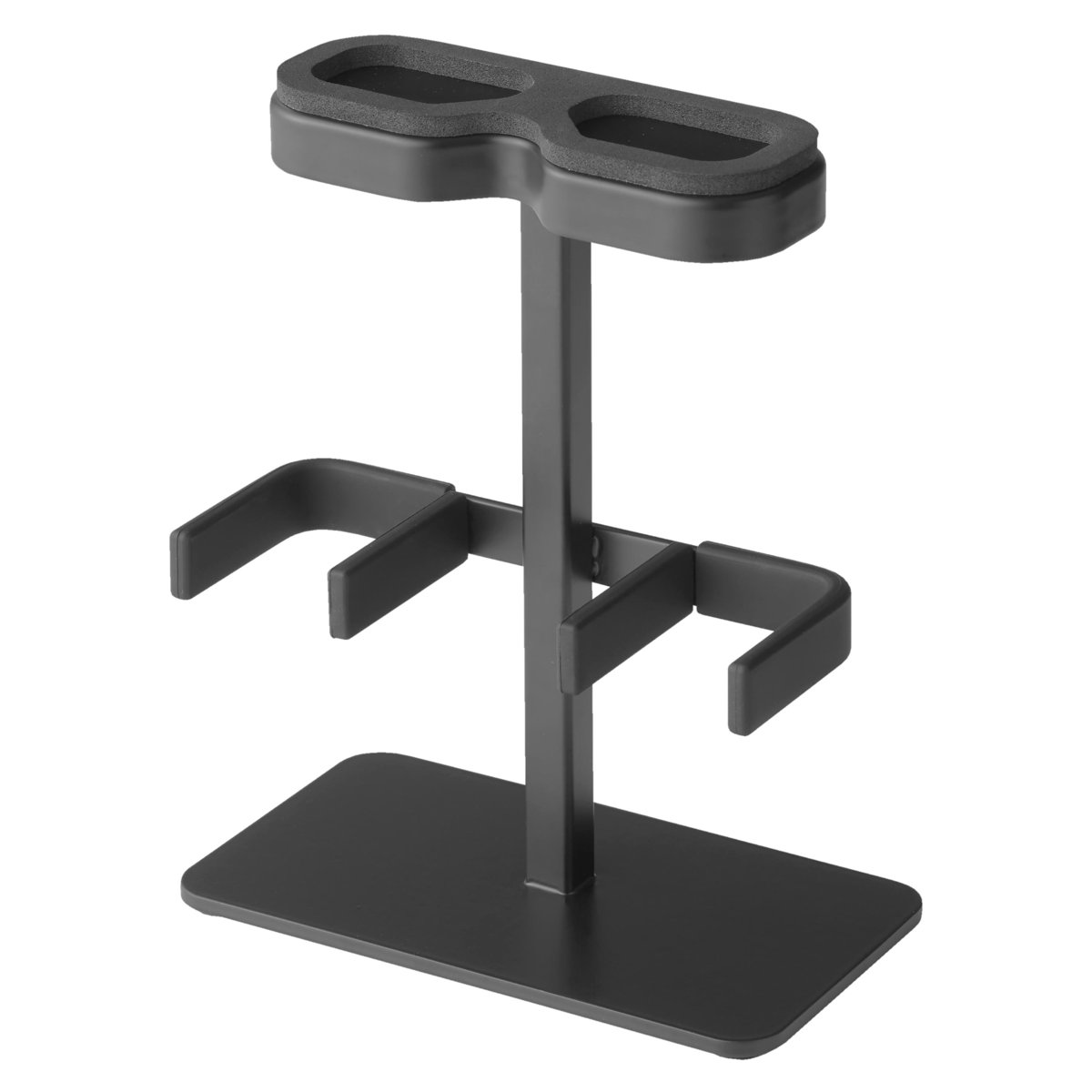 山崎実業 smart 伸縮VRゴーグル&コントローラー収納ラック スマート ( 4903208102445 スマートシリーズ VRゴーグル収納 コントローラー収納 ラック 伸縮 伸縮式 VRゴーグル コントローラー 収納ラック ゲーム ) 【ブラック】 ブラック