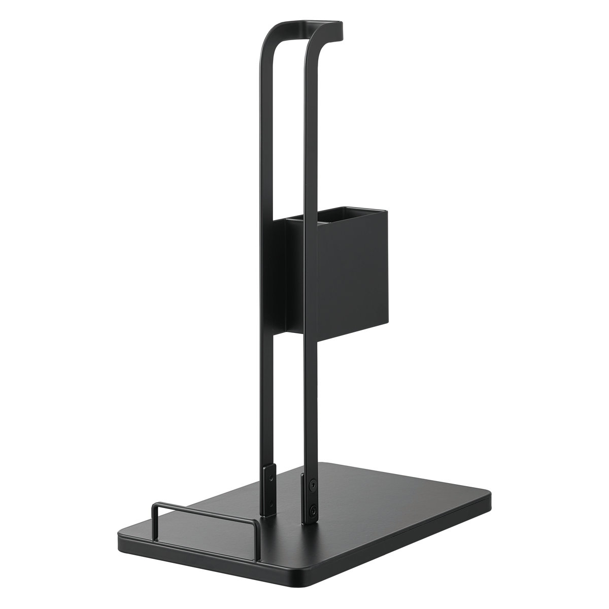 山崎実業 tower スティッククリーナー紙パック&充電器収納スタンド タワー ( 4903208102605 タワーシリーズ スティッククリーナースタンド スティッククリーナー 紙パック 充電器 収納スタンド ) 【ブラック】 ブラック